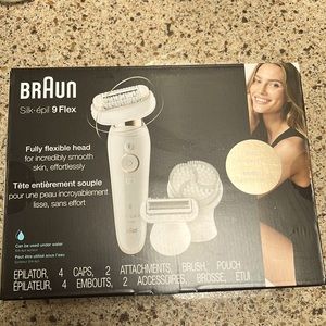 Braun 9 flex epilator. Never used.